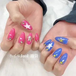 セミロング ネイルJaol 池袋のネイルデザイン