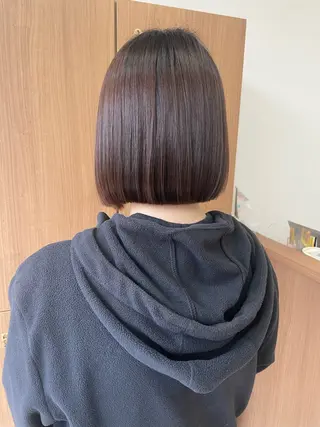 ミディアム カラー 鈴木 梨瑚のヘアスタイル