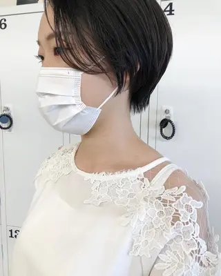 ショート ヘアアレンジ ボブ/ミニボブ/ 立河今日子のヘアスタイル