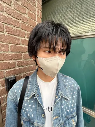 ショート カラー パーマ ヘアアレンジ メンズ キッズ ネイル マツエク・マツパ アイブロウ 久木原 ゆりのヘアスタイル