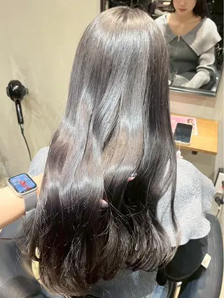 ロング カラー 博多韓国ヘア /髪質改善【美涼】のヘアスタイル