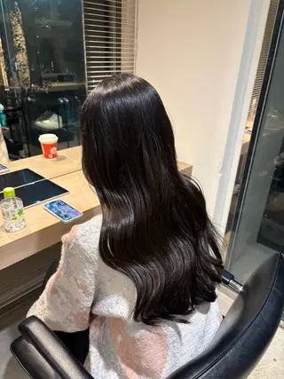 ロング カラー SHEA /縮毛矯正 イソダハルカのヘアスタイル