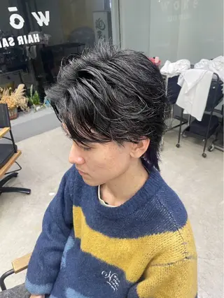 ショート パーマ メンズ メンズ専門サロン wokeのヘアスタイル