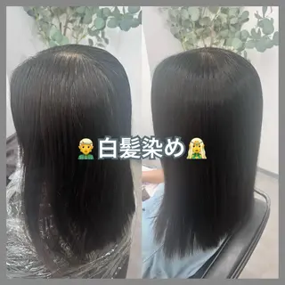 セミロング TELAHAIR 伊藤 咲里奈のヘアスタイル