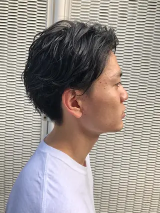 ミディアム メンズ 鈴木 孝治のヘアスタイル