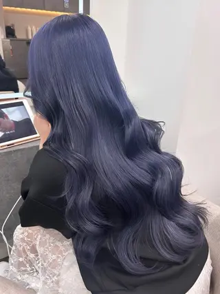 ロング カラー MARQUEE所属・Ayame / ハイトーンカラーのヘアスタイル