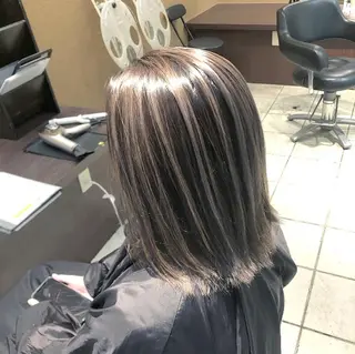 カラー 赤みゼロカラー 藤並純のヘアスタイル