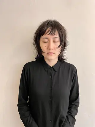 ミディアム 田口 武英のヘアスタイル