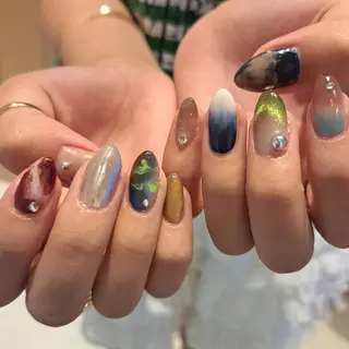 ネイル Nail mood デザイン持ち込みokのネイルデザイン