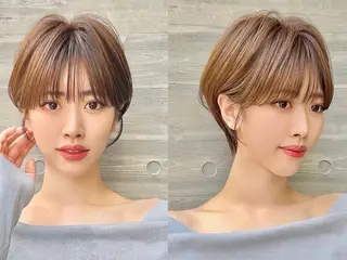 ショート 大宮‎🩵縮毛矯正 レイヤー　佐藤和のヘアスタイル