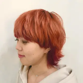 ショート カラー 渋谷/フェザー/ 毛流れ/竹内凌のヘアスタイル