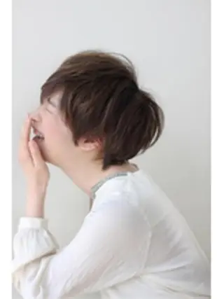 ショート カラー モッズヘア 青葉台のヘアスタイル