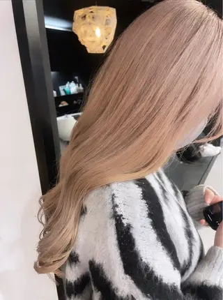 セミロング カラー カットモデル様無料 💎saaya💎のヘアスタイル