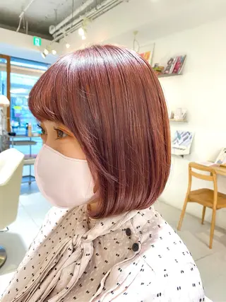 ショート カラー 安永 涼のヘアスタイル