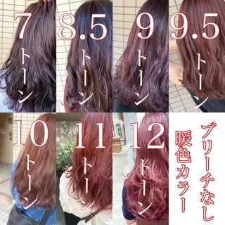 カラー ブリーチなしで 全国から予約殺到♡のヘアスタイル