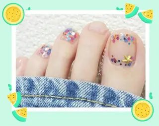 ネイル ラベンダー💖日暮里 ルル💖ネイルのネイルデザイン