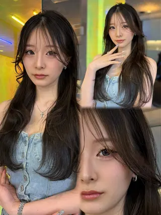 ロング 色気レイヤースタイル 洒落色気ヘアマサトのヘアスタイル