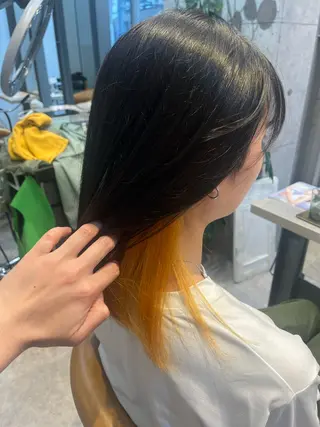 ミディアム うしだ かおるのヘアスタイル