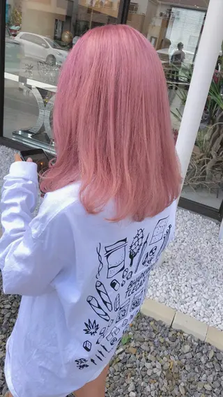 ミディアム カラー パーマ ヘアアレンジ メンズ キッズ ネイル マツエク・マツパ 圧倒的なクォリティ✨ waku 岡崎店のヘアスタイル