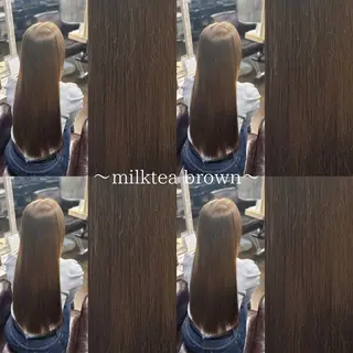 ロング カラー rex 中野所属・透明感ハイトーン カラー🦋🌧希咲のヘアスタイル