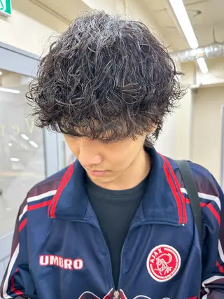 ショート パーマ メンズ メンズパーマ メンズ特化ryoのヘアスタイル