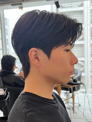 ショート パーマ メンズ 🏆メンズヘア特化 🥇代表りんぺーのヘアスタイル