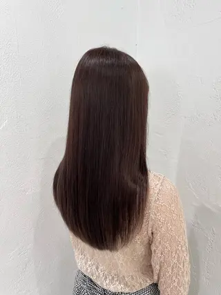 ロング カラー 艶カラー/縮毛矯正/ アレンジ/akaneのヘアスタイル