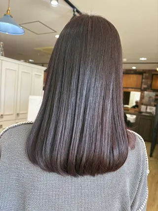 セミロング カラー remix 詩音のヘアスタイル