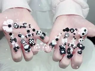 ネイル MoMoA Nail ネイル長さ出し専門店のネイルデザイン