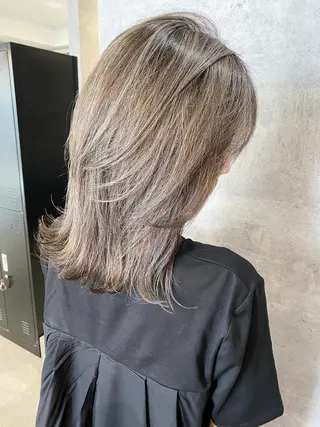 セミロング 🎀難波美容室🎀 HIKARIのヘアスタイル