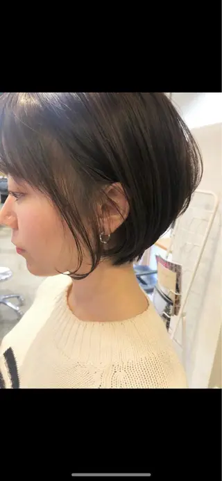 ショート カラー 骨格診断🍃ショート /ショートボブ✨岡元のヘアスタイル