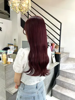 ロング 福島 ひかりのヘアスタイル