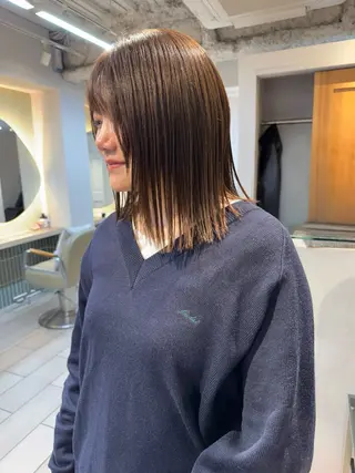 ミディアム カラー 樋口 将輝のヘアスタイル