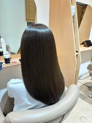 セミロング 【Amphi Tokyo】宮原のヘアスタイル
