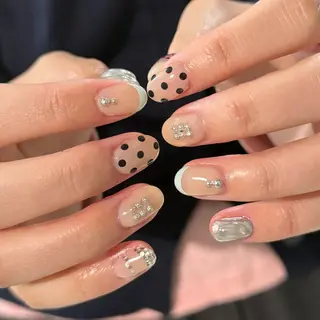 ネイル 𝙃𝙖𝙧𝙪⋆ ˚꩜｡個性派のネイルデザイン