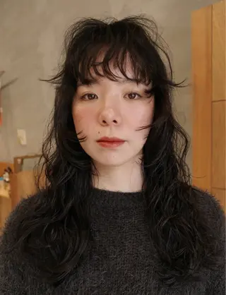 ロング 柔らかいオリーブ🍃 カラーNatsumiのヘアスタイル