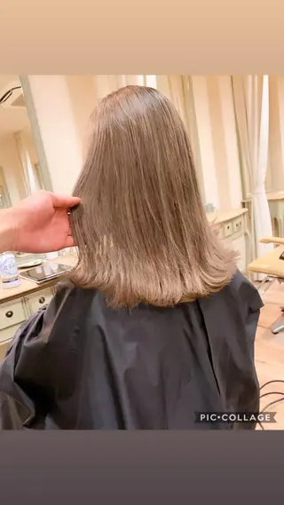 ミディアム Lit.豊橋 夏目のヘアスタイル