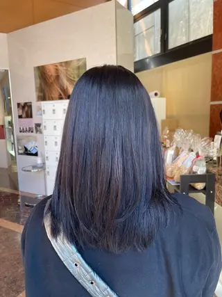ミディアム 縮毛・酸性ストレート 特化のヘアスタイル