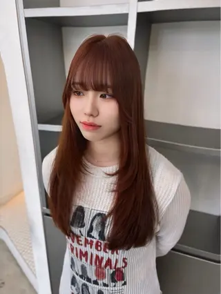 ロング カラー ヘアアレンジ 天神レイヤーカット No.1💖マユカのヘアスタイル