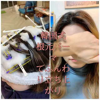 セミロング パーマ Beach 代表 KENTAのヘアスタイル