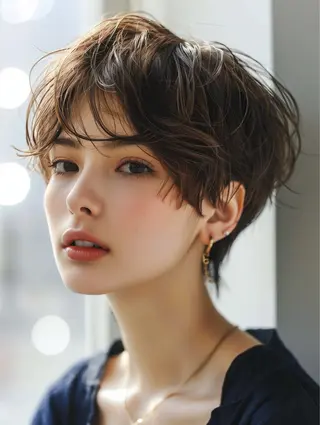 ショート カラー ✨シルクストレート✨ 美髪髪質改善Yukiのヘアスタイル