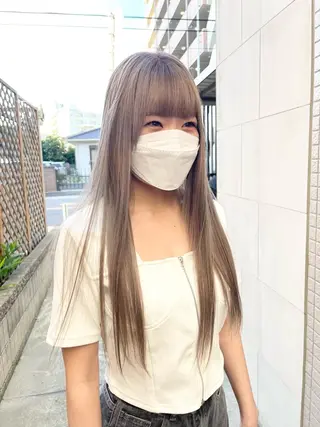 ロング カラー 伊藤 一樹のヘアスタイル