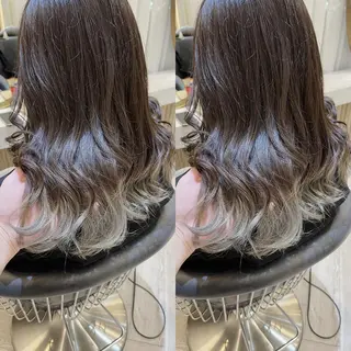 ミディアム カラー 佐々木 裕一のヘアスタイル