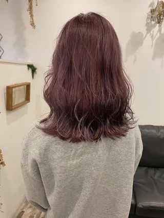 セミロング カラー m ā l o.🌷 サカモトマイコのヘアスタイル