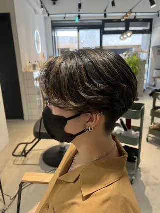 ミディアム パーマ メンズ メンズカットパーマ ✂️ JOYAのヘアスタイル