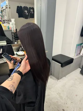 ロング カラー 髪質改善🫧透明感 🤍Kurahaのヘアスタイル