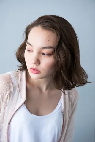 ミディアム パーマ Dayt. デイトのヘアスタイル