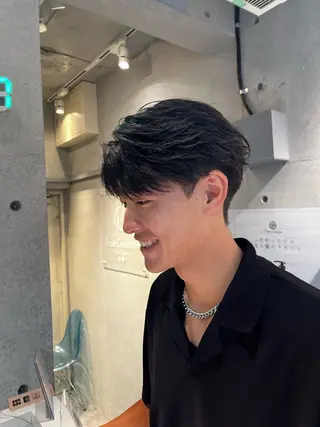 ショート メンズカット パーマ／稲葉のヘアスタイル