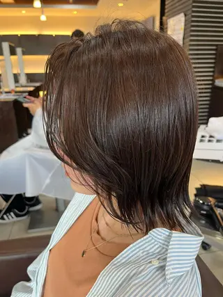 ミディアム KAEDE🎀 縮毛矯正＆パーマ特化のヘアスタイル