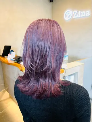 ミディアム レイヤー/韓国/艶髪 /タカマサのヘアスタイル